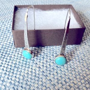 Silpada turquoise and silver earrings